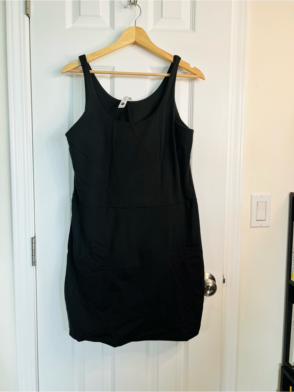 Women's Black Sleeveless Atgletic dress Romper